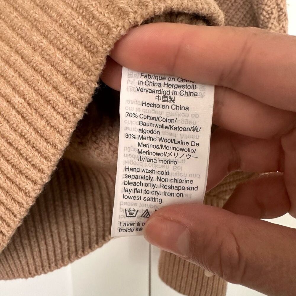 Madewell fisherman knit sweater - Picture 4 of 6